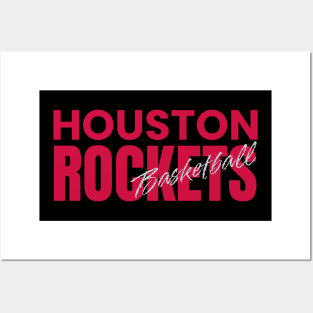 basketball of houston rockets Posters and Art